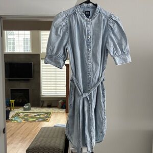 GAP Light Blue Midi Dress